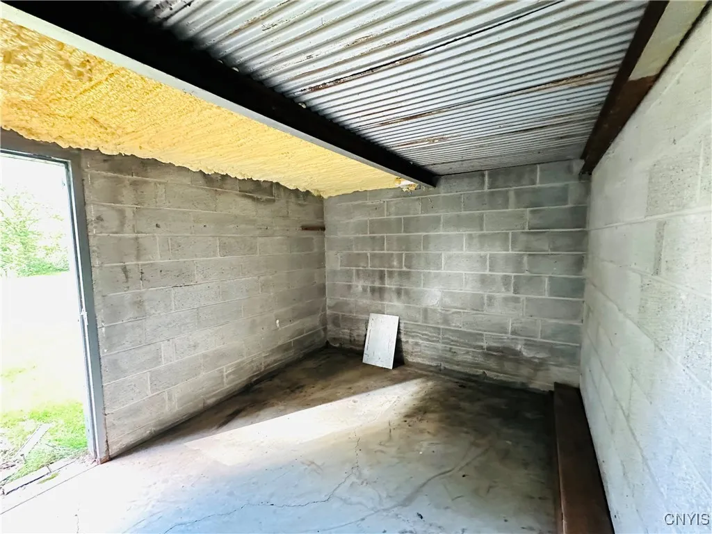 Walk out basement under sunroom