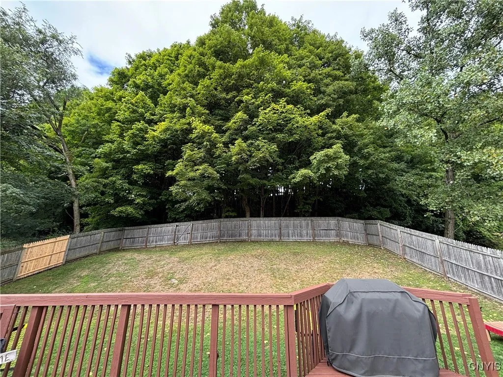 Private, wooded lot
