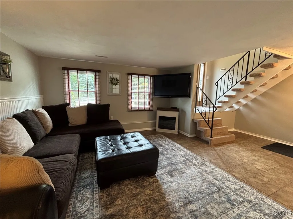 Finished lower roller level area