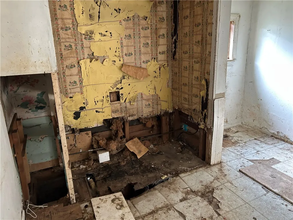 Gutted Bathroom