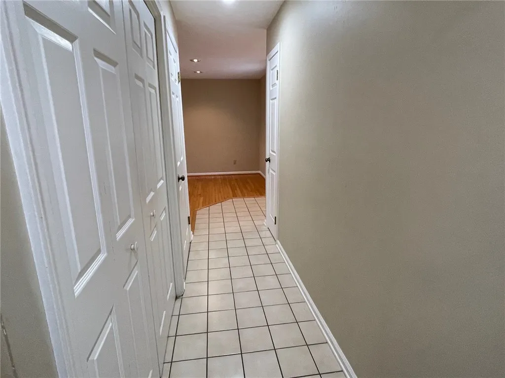 Front Hall to Laundry on Left