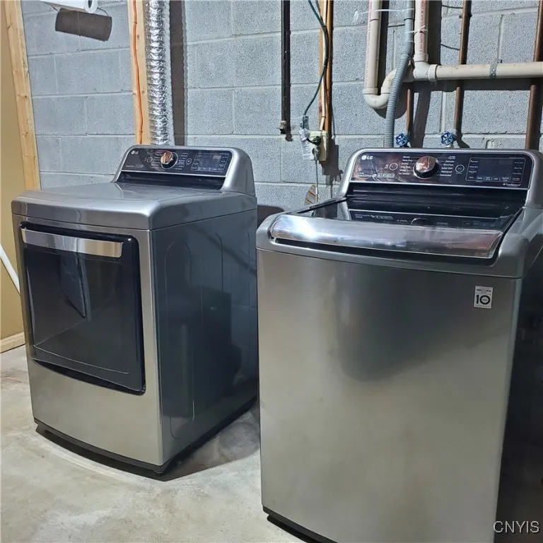   LG   Smart washer & dryer stay.