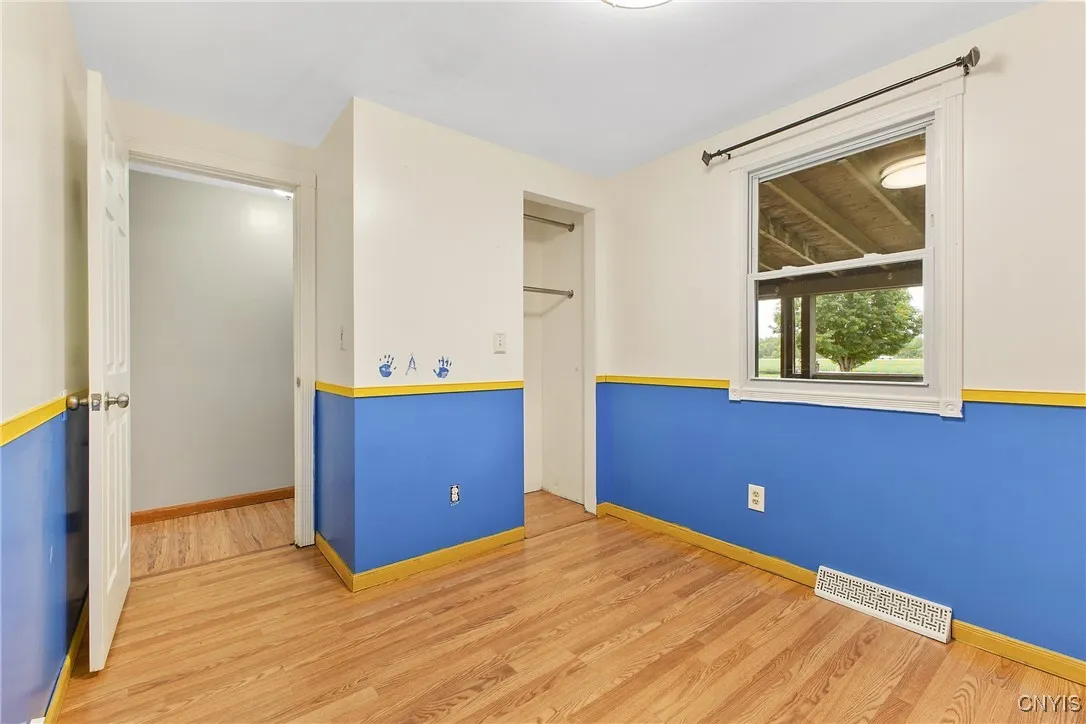   Closet for this bedroom is extra deep !!