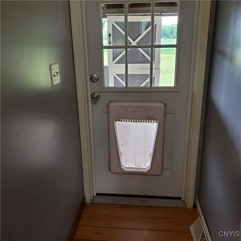  Doggy door to the back deck, and fenced backyard makes it convenient for you !