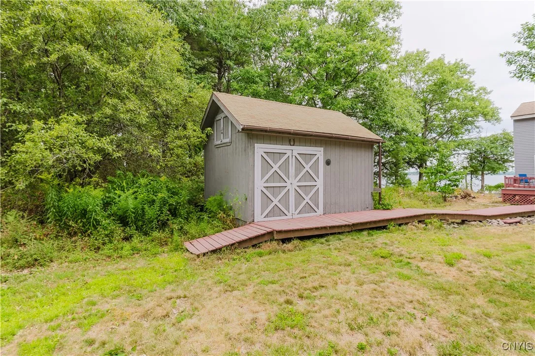 workshop shed with electricity