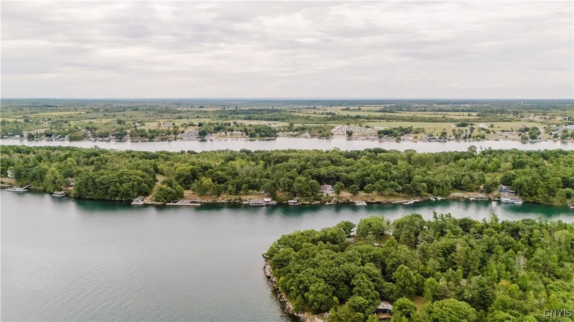View with mainland in the background