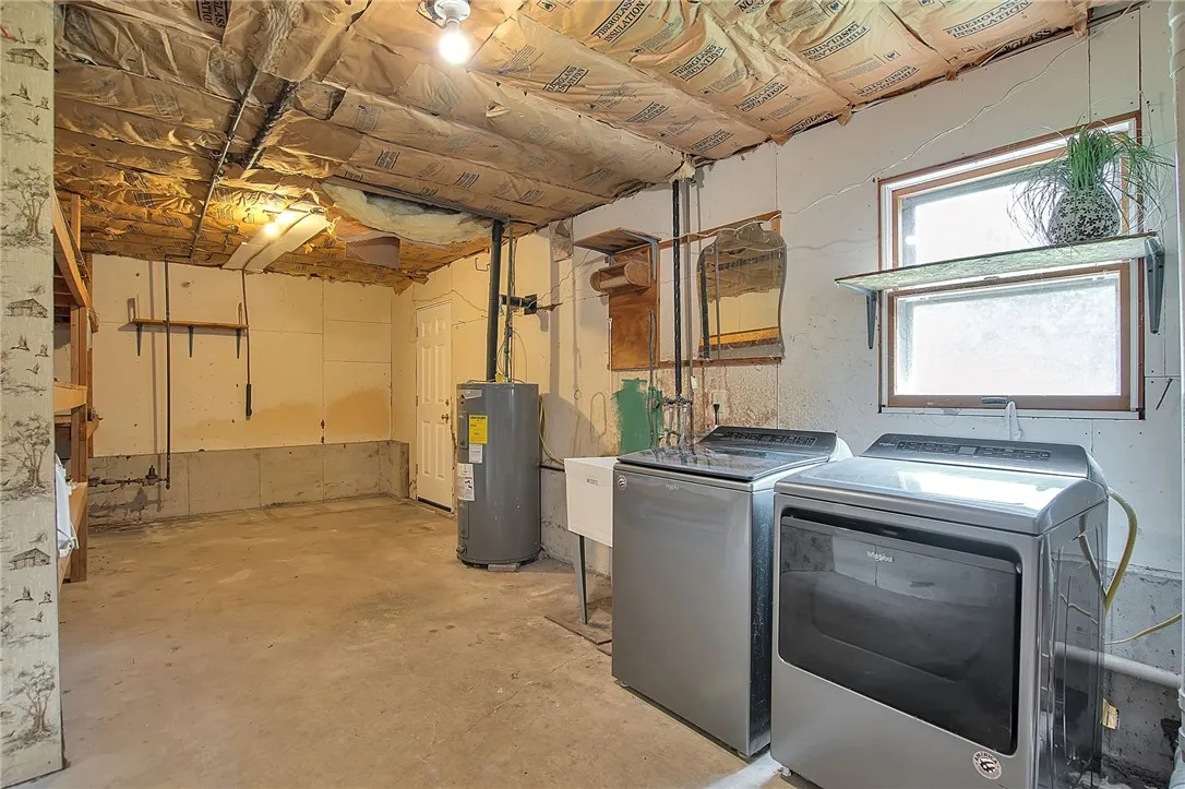 lower level storage/utility/Laundry room