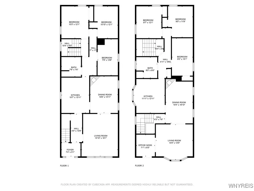 Layout of both units