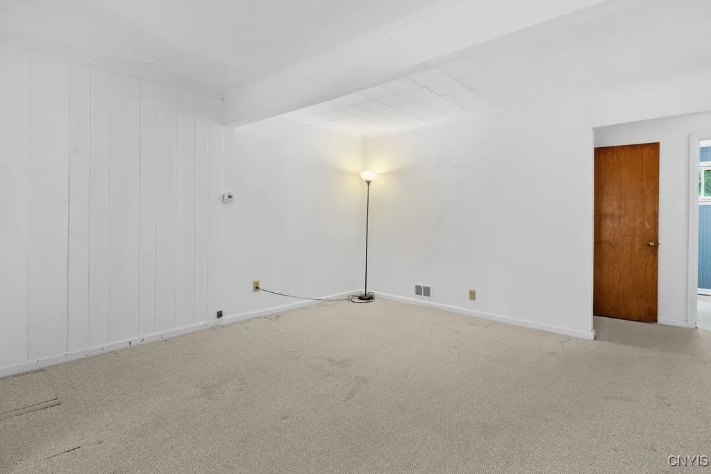 Living room in apartment.