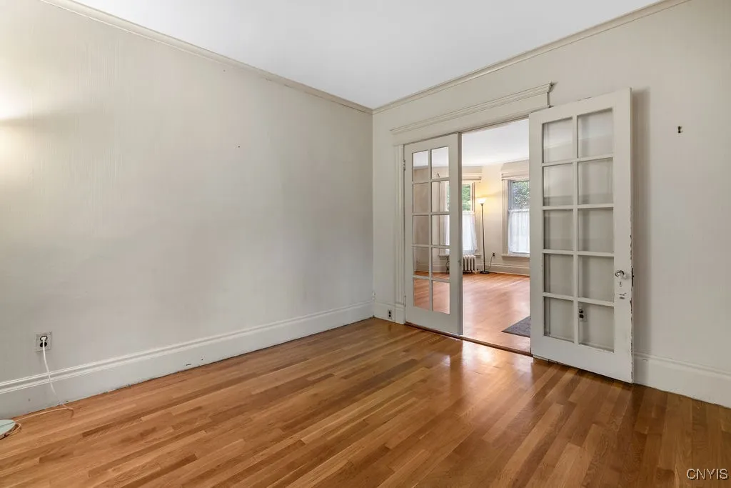 Another view of the Library.  This floor was recently refinished.