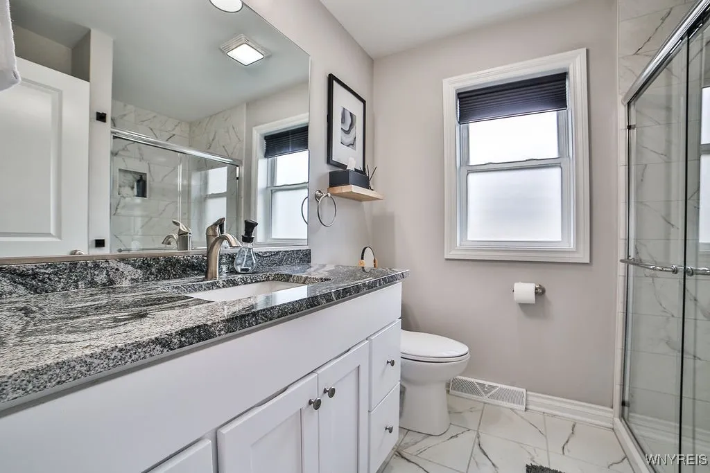 Primary full bath with walk-in shower