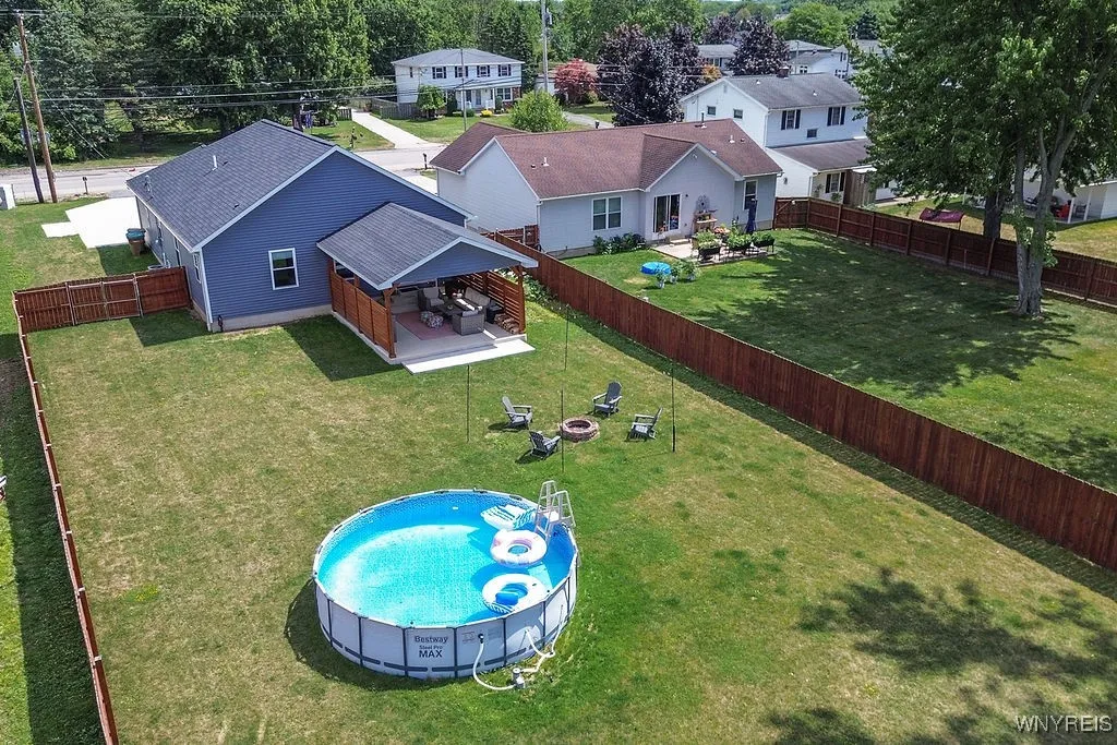 Full fenced yard- Pool is excluded from sale.