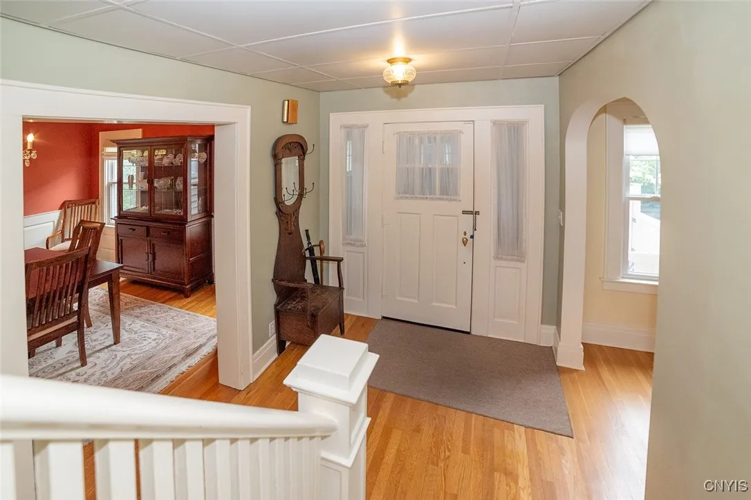 View from the second floor staircase.