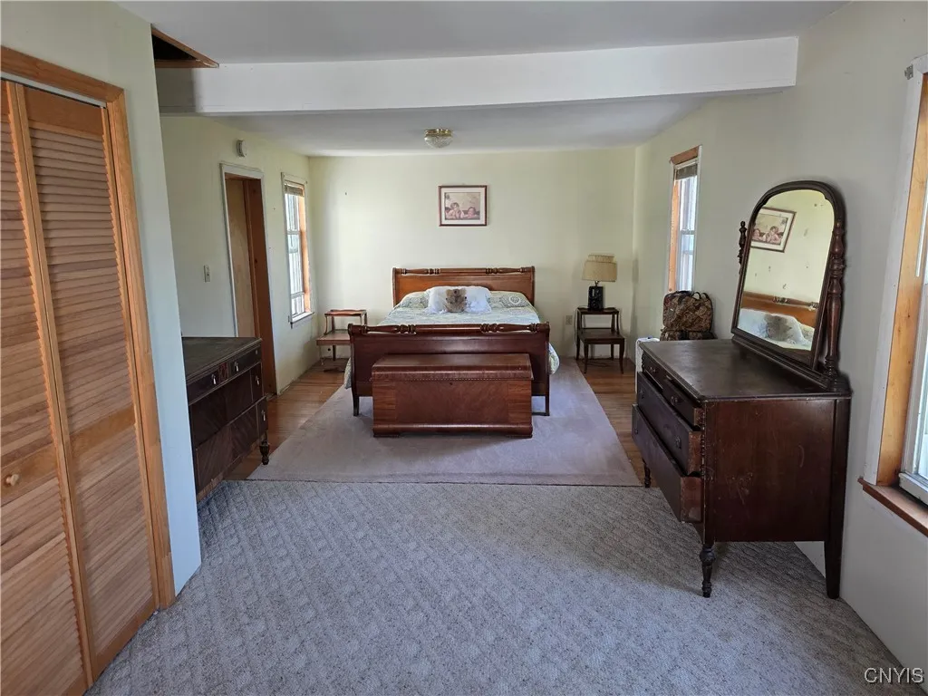 Primary bedroom with large closet