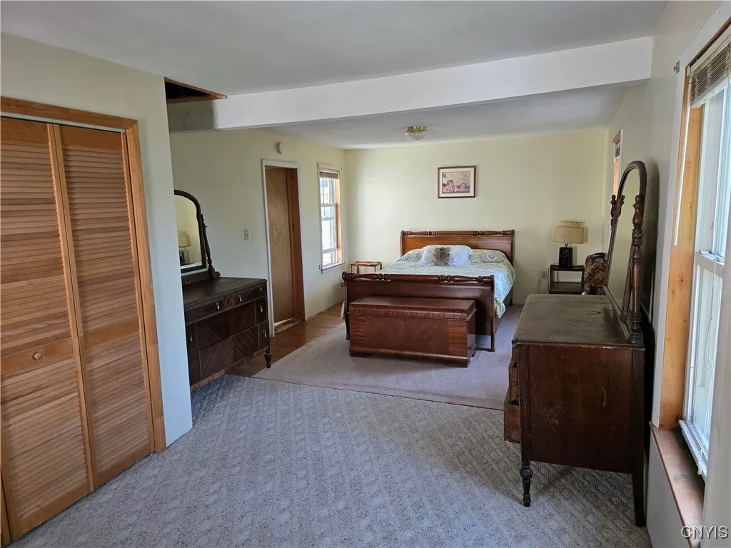 Primary bedroom with large closet