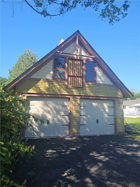 2 car garage with loft