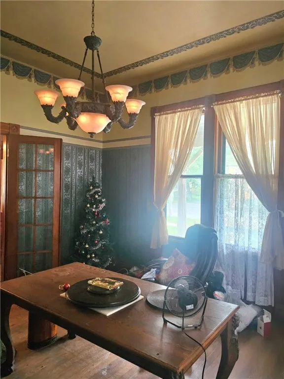 Parlor room with fireplace