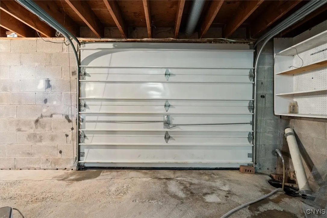 Basement overhead egress