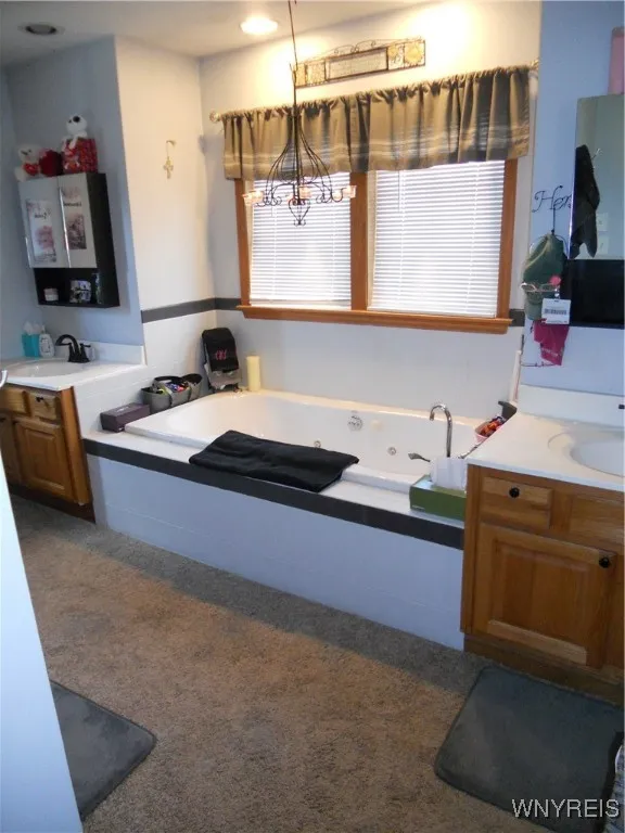 primary bath from door