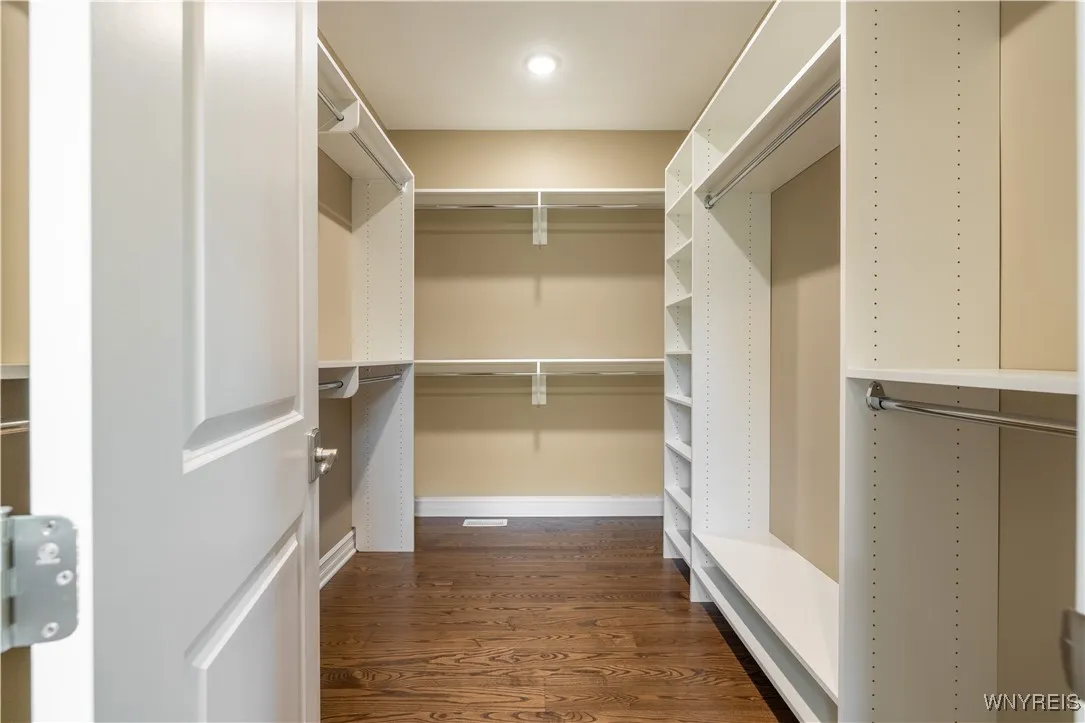 Primary walk in closet