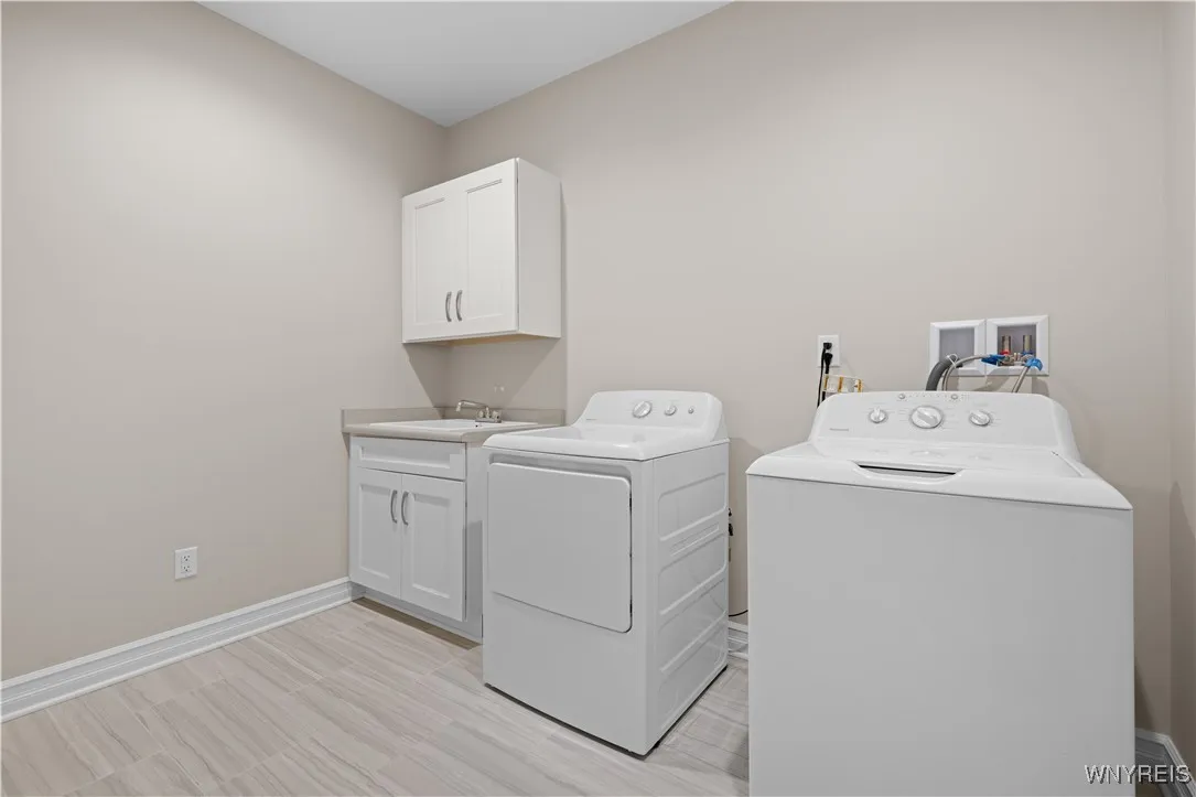 First floor laundry