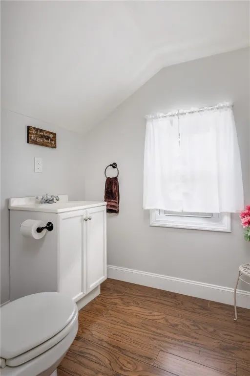 Upstairs half bath
