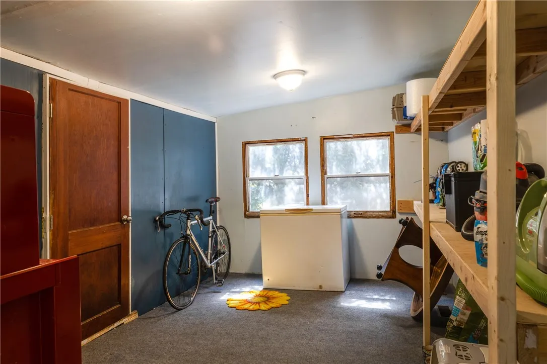Utility/ storage room leading to the back yard