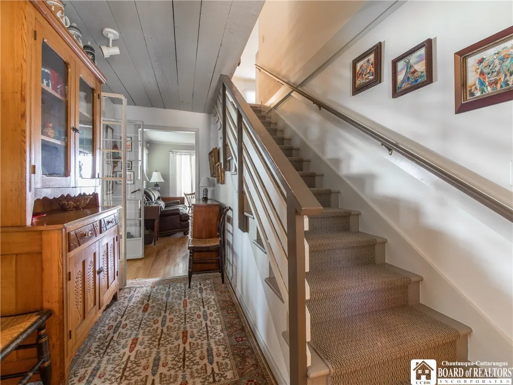 Front entry...stairs to the second level