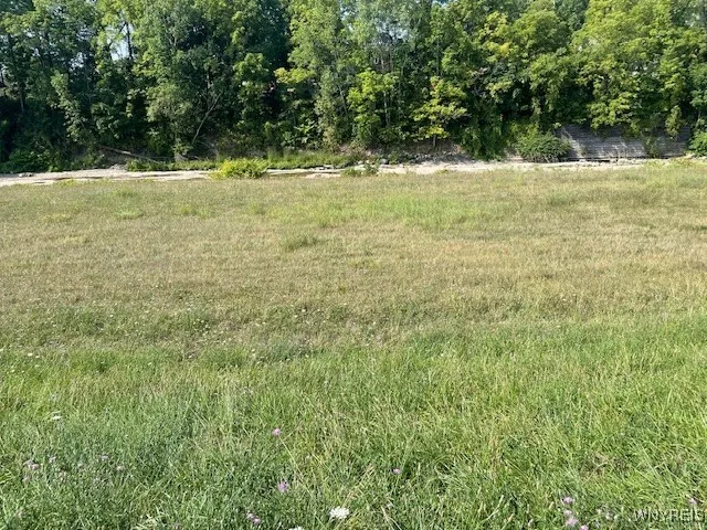 VIEW FROM the top of the berm.