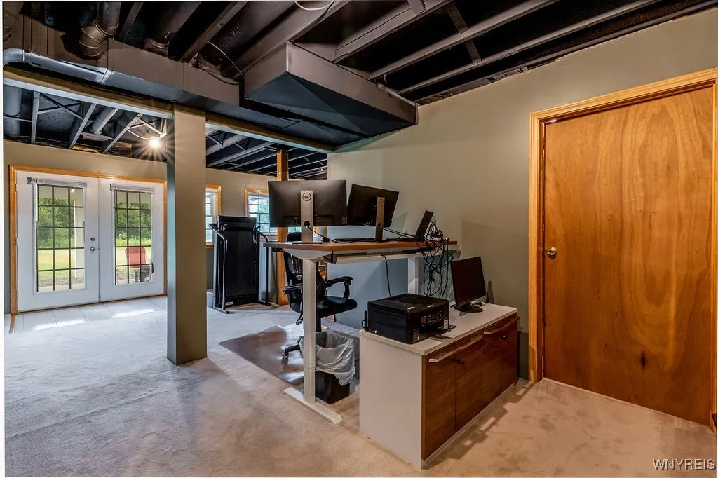 This door goes to another storage area.