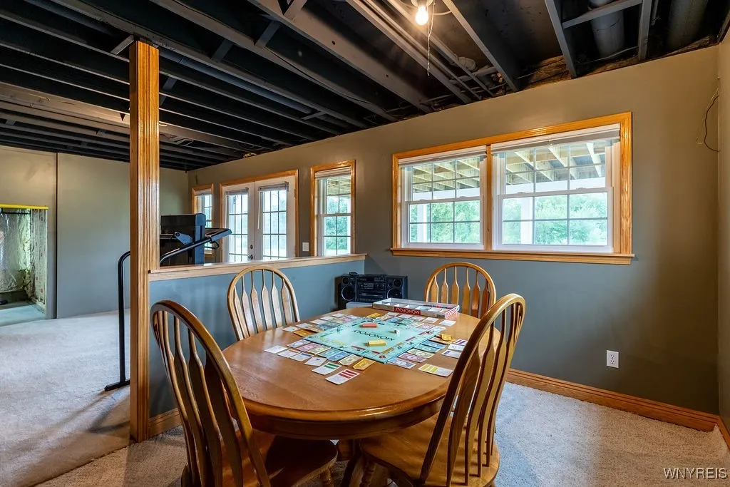 Game room, office area or fourth bedroom looking into the family room area.