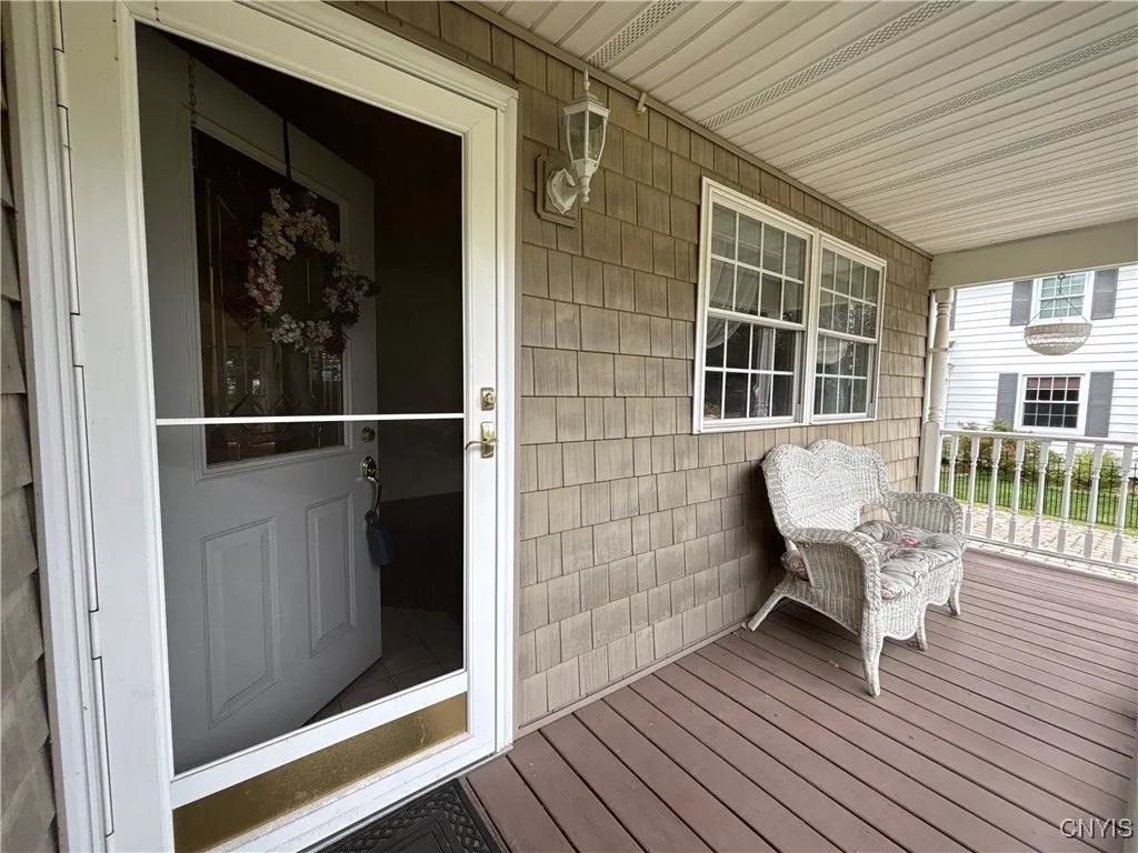 Very inviting front porch