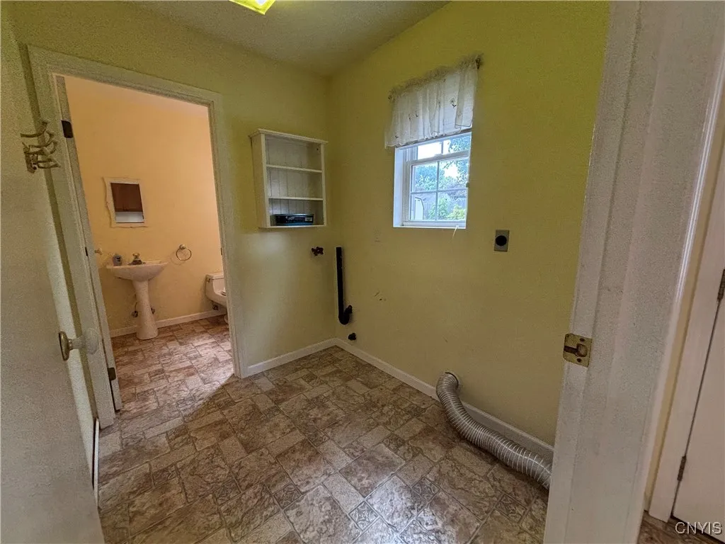 First floor laundry