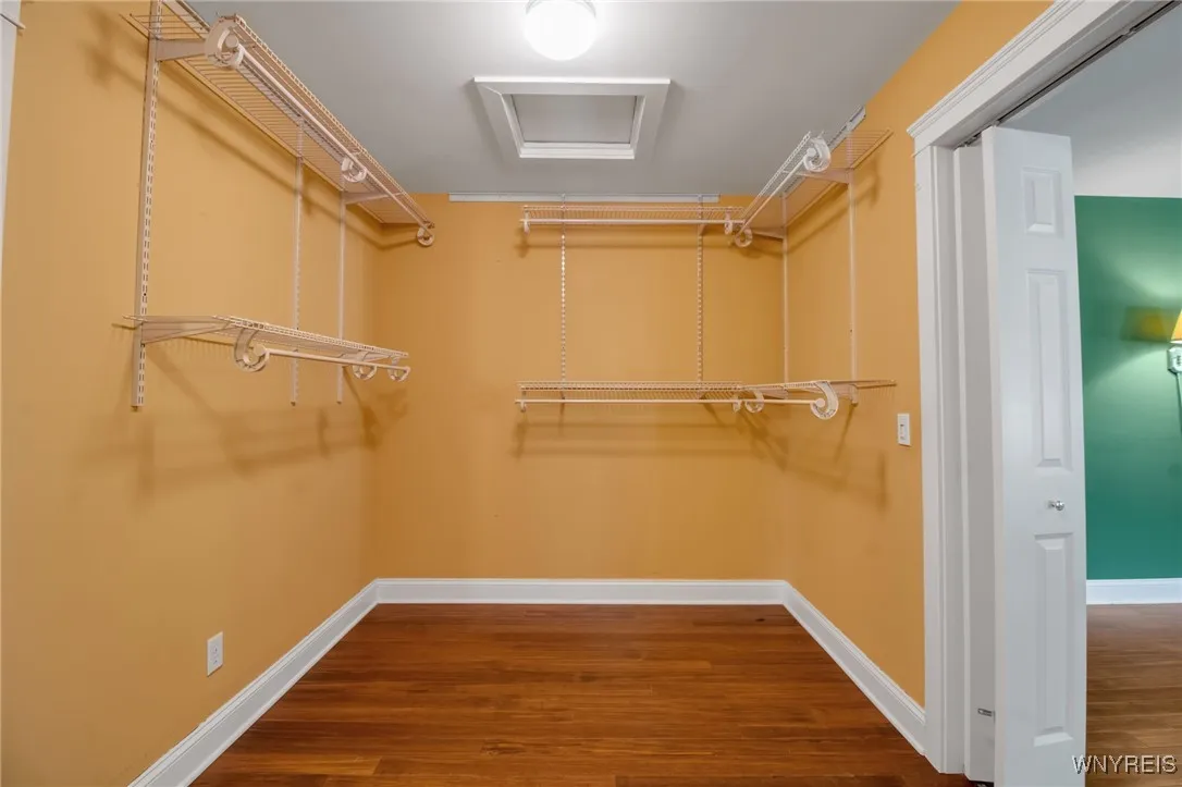 Primary closet