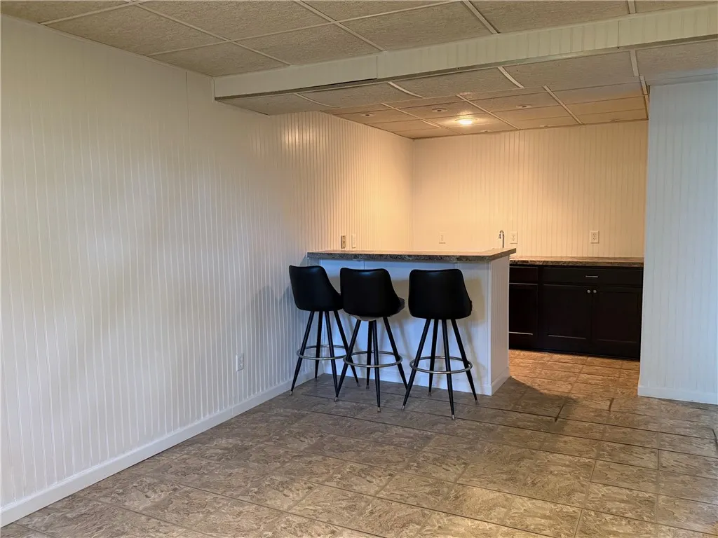 Bar/game area in family room