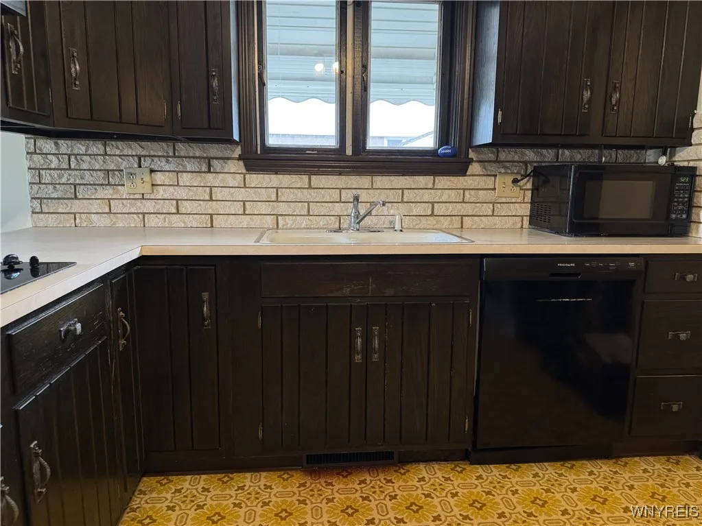 Kitchen with Brand New Dishwasher