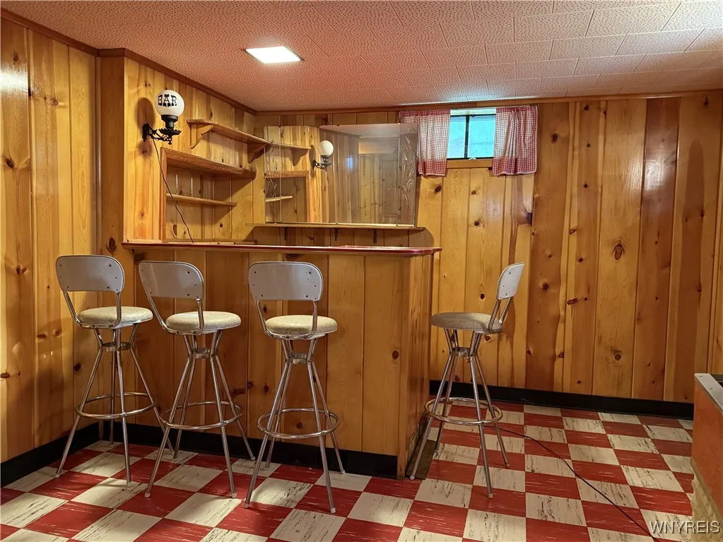 Basement Dry Bar area