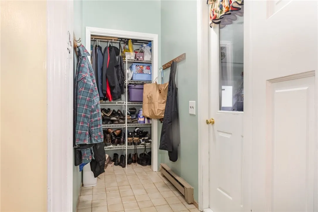 Mudroom between garage and kitchen