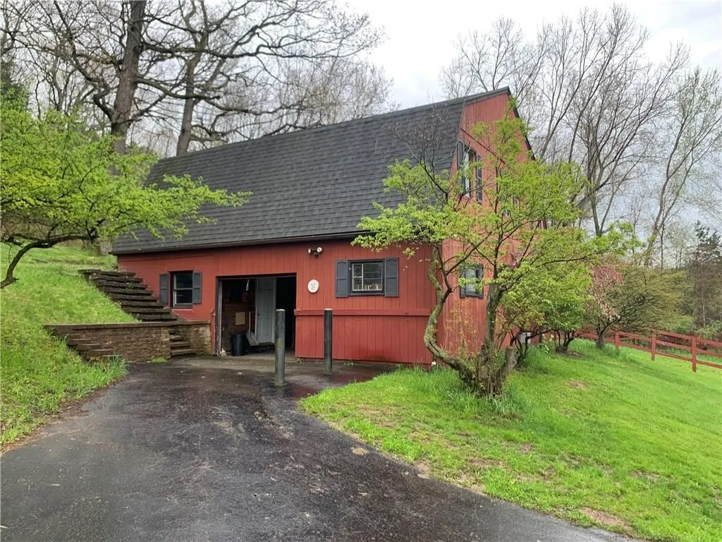 Horse barn with stalls