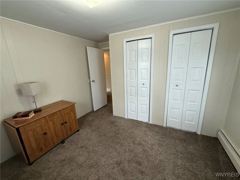 which has a double closet,
