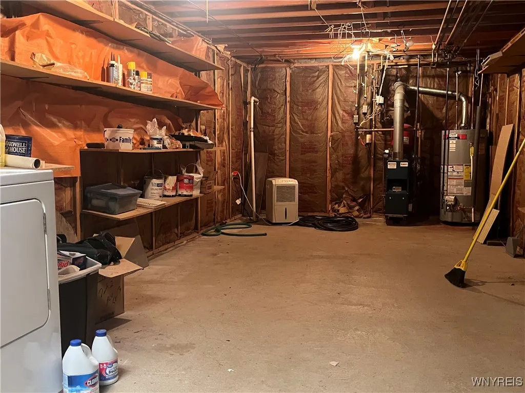 Storage area of basement
