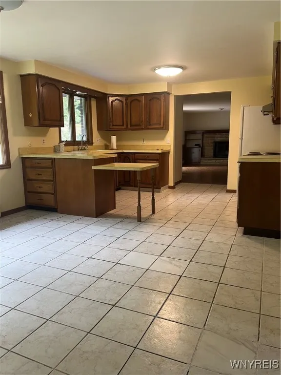 Open kitchen layout