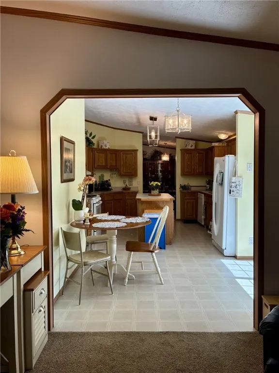 The eat-in kitchen is wonderful! All appliances are included!