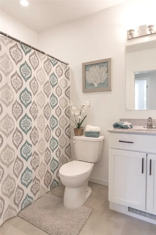Second Bathroom- virtually staged
