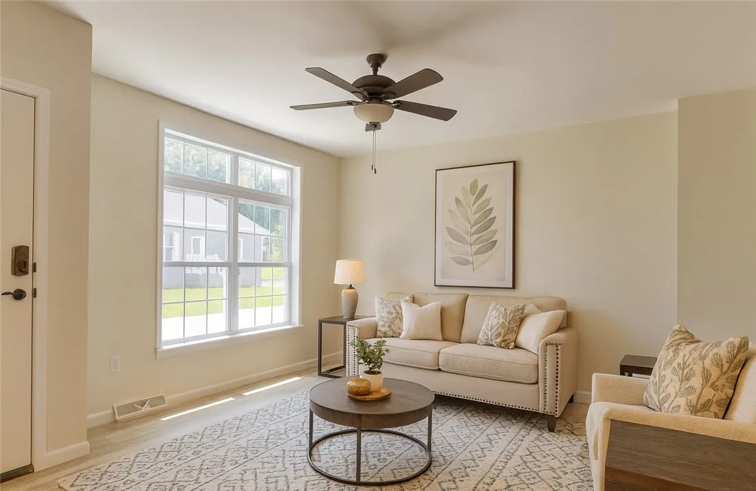 Living Room- virtually staged