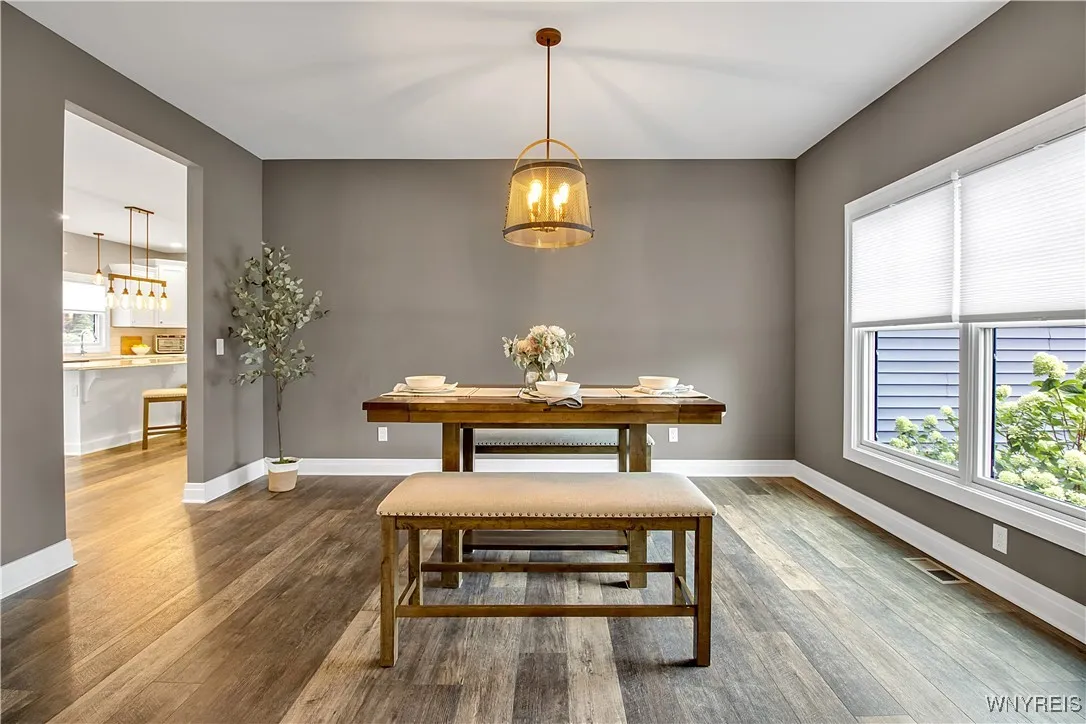 Formal dining room with great access to kitchen!