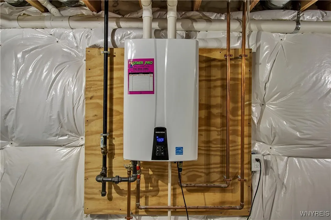 Tankless water heater - you\'ll never run out of hot water!