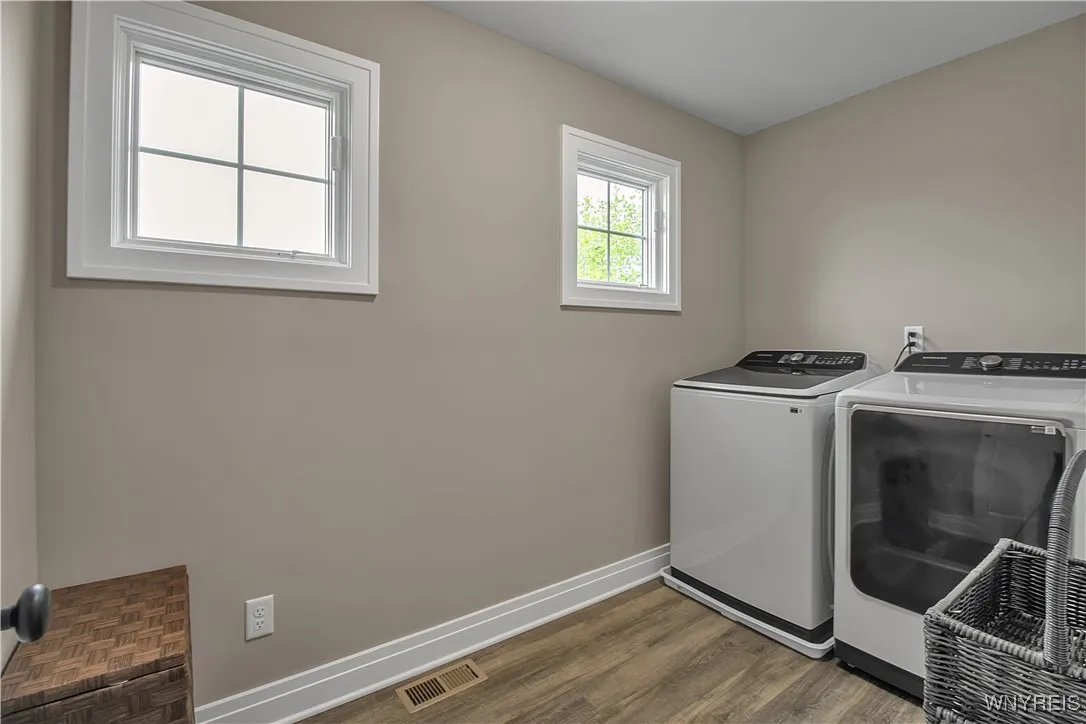 2nd-floor laundry - lots of room and no need to carry clothes up and down!