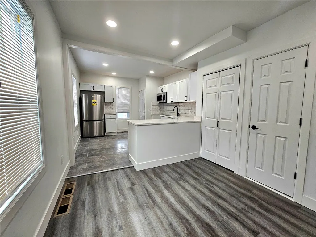 Left dining/kitchen