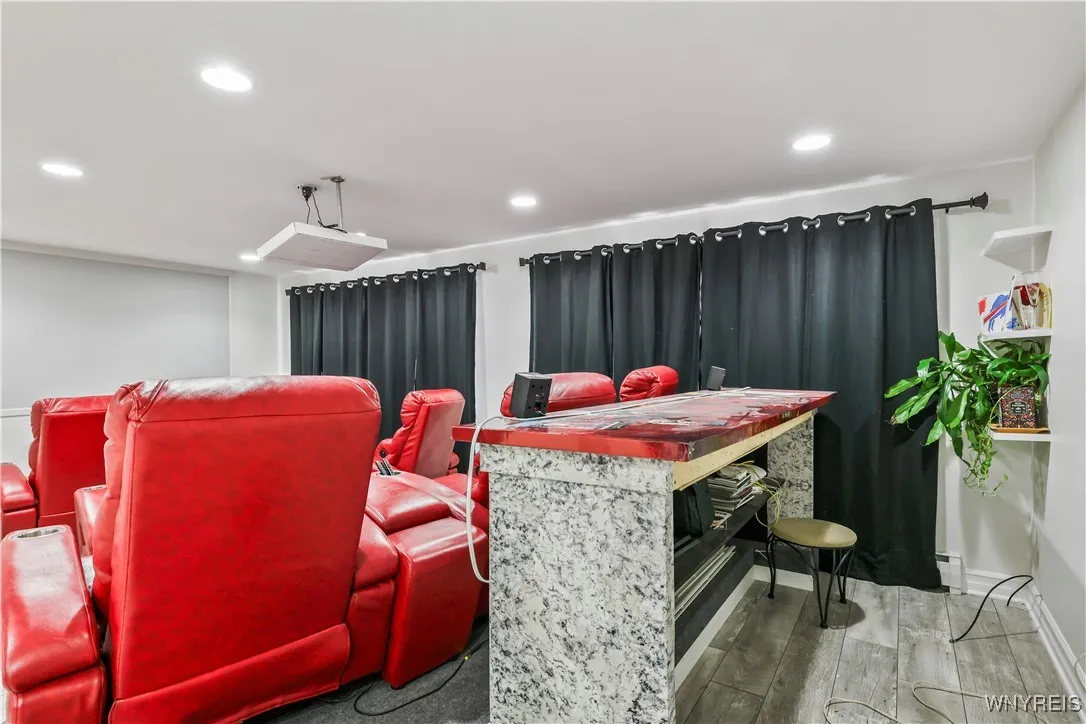 Lower Unit Living Room / Theater